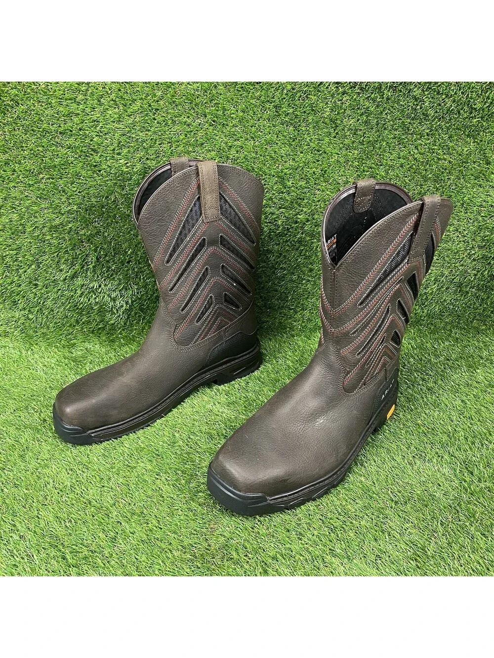 ARIAT WORK Men's Intrepid VentTEK Composite Toe Work Boot Iron Coffee 15 D
